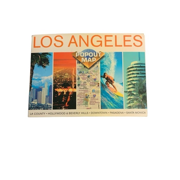 compass maps Other - Los Angeles PopOut Map